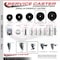 Service Caster 5 Inch Phenolic Wheel Swivel 58 Inch Threaded Stem Caster with Brake SCC SCC-TS20S514-PHS-TLB-58212 - alternate 2
